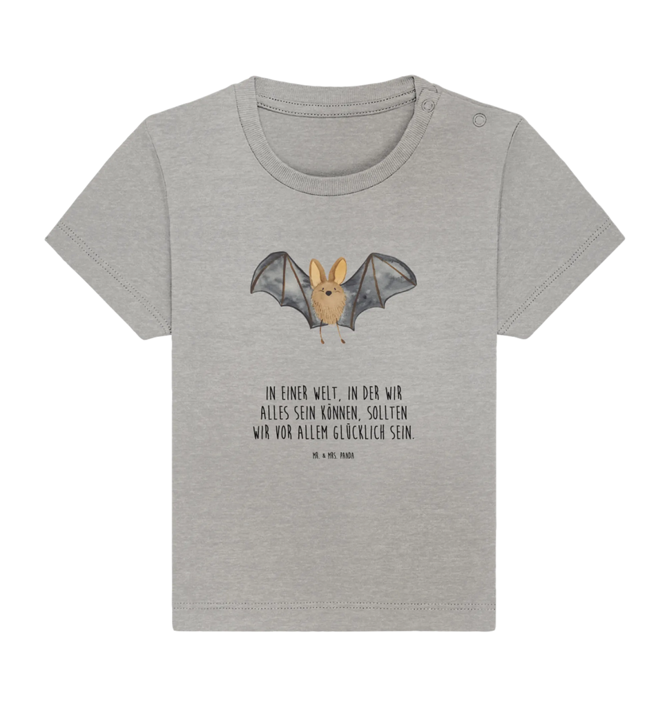 Organic Baby Shirt bat wing small animals, cute, funny, cute animal motives, hand drawn, small world, funny sayings, good mood, happy, gifts, gift ideas, special gifts, animal lover, card