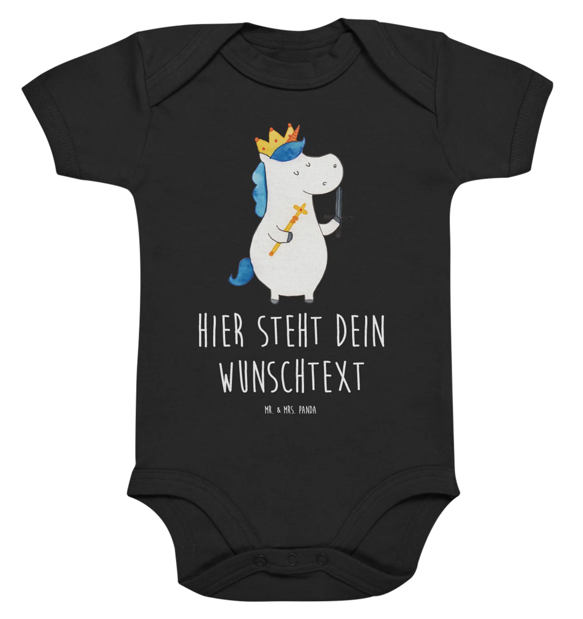 Personalized Baby Bodysuit unicorn king with sword Princess, President, Crown, present boy, Emperor, Chancellor, gift boyfriend, sword, Ruler, King, Prosecco