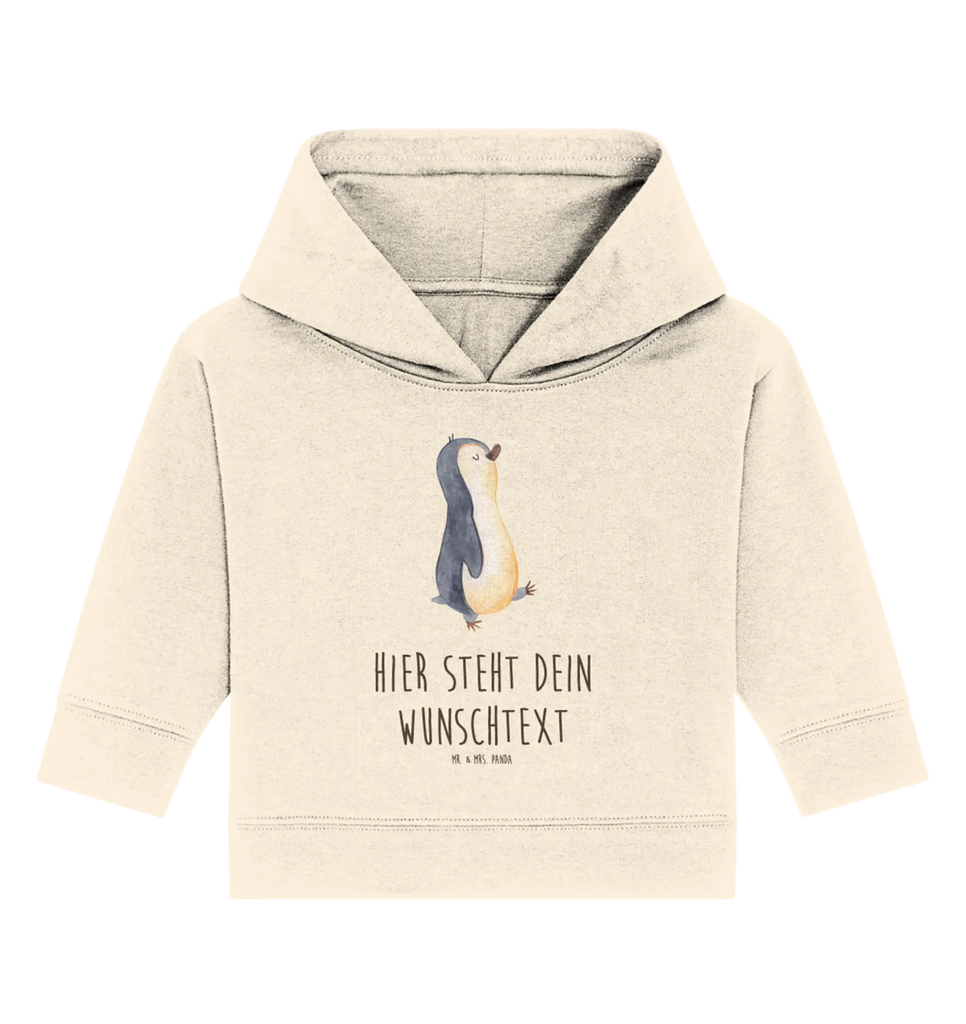 Personalisierter Baby Hoodie Pinguin marschieren Personalisierter Baby Hoodie, Baby Hoodie mit Namen, Babyhoodie Wunschtext, Pinguin, Bruder, Frühaufsteher, Familie, Pinguine, Schwester, Langschläfer