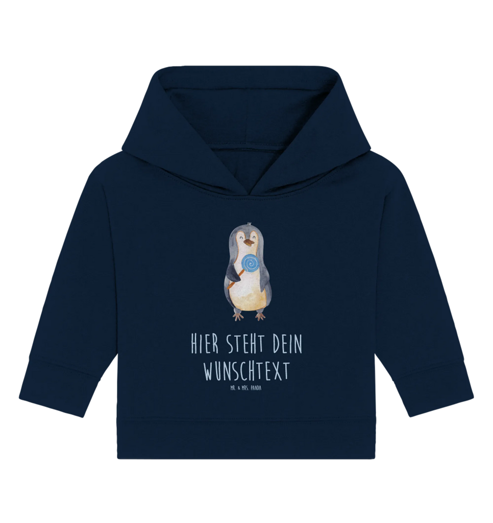 Spersonalizowana bluza z kapturem dla niemowląt pingwin lizak Baby Hoodie mit Namen, Personalisierter Baby Hoodie, Babyhoodie Wunschtext, Pinguin, Rabauke, Rebell, Ganove, Blödsinn, Lolli, Süßigkeiten, Spruch, Pinguine, Gauner