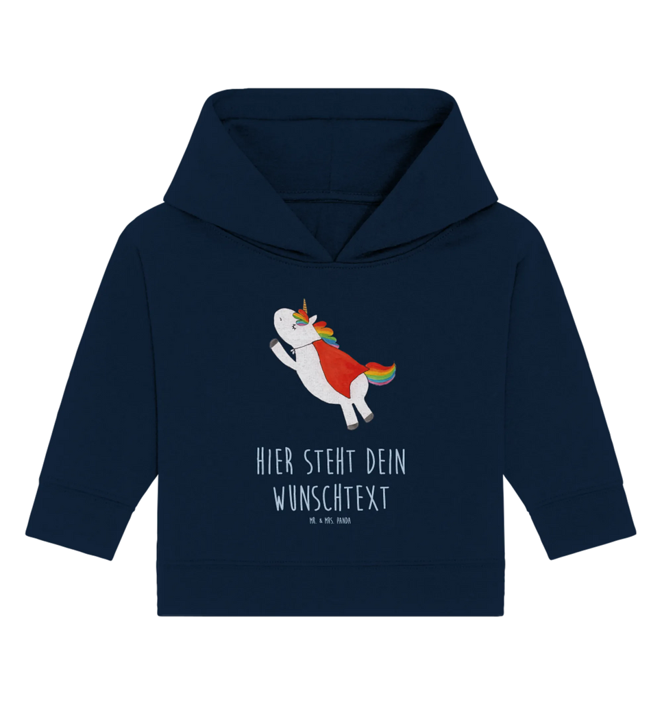 Spersonalizowana bluza z kapturem dla niemowląt Jednorożec Super Babyhoodie Wunschtext, Baby Hoodie mit Namen, Personalisierter Baby Hoodie, Einhorn, Unicorn, Einhörner, Einhorn Deko, Mädchen, Traummann, Geschenk, Held, Superheld, Freundin, Girl