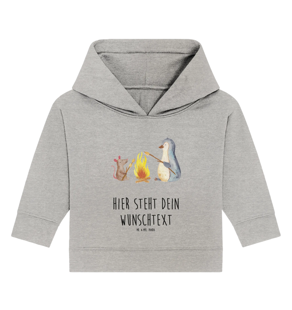 Personalized Baby Hoodie Penguin campfire Penguin, North Pole, Winter, Penguins, motivation, office, marshmallows, new start, life motivation, campfire, everyday office life, love, life motto, mouse, work, penguins, fire, job, life, barbecue