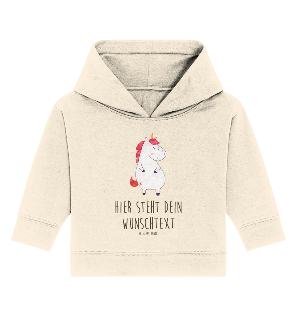 Spersonalizowana bluza z kapturem dla niemowląt Jednorożec gniew Personalisierter Baby Hoodie, Baby Hoodie mit Namen, Babyhoodie Wunschtext, Einhorn, Unicorn, Einhörner, Einhorn Deko, Lustlos, wütend, Arbeit, Lustig, Dumme Fragen, Büro, Geschenk, Spaß, Realität, Nein, Ansage