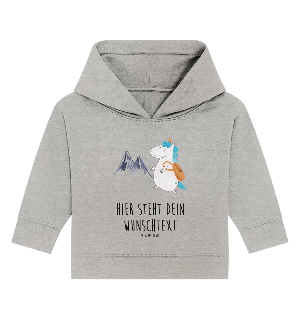 Spersonalizowana bluza z kapturem dla niemowląt jednorożec alpinista Baby Hoodie mit Namen, Babyhoodie Wunschtext, Personalisierter Baby Hoodie, Unicorn, Einhorn, Einhörner, Einhorn Deko, Bergsteiger, Entdecker, Weltenbummler, Abenteuer, Urlaub, Berge, Abenteurer, Weltreise, Reisen