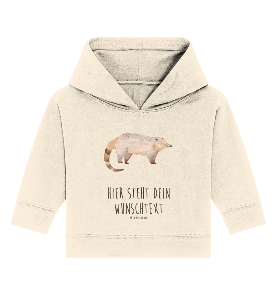 Spersonalizowana bluza z kapturem dla niemowląt Nosacz Babyhoodie Wunschtext, Baby Hoodie mit Namen, Personalisierter Baby Hoodie, Tiermotive, Gute Laune, Tiere, Lustige Sprüche, Nasenbär, Bär, Nasenbären, Rüsselbär