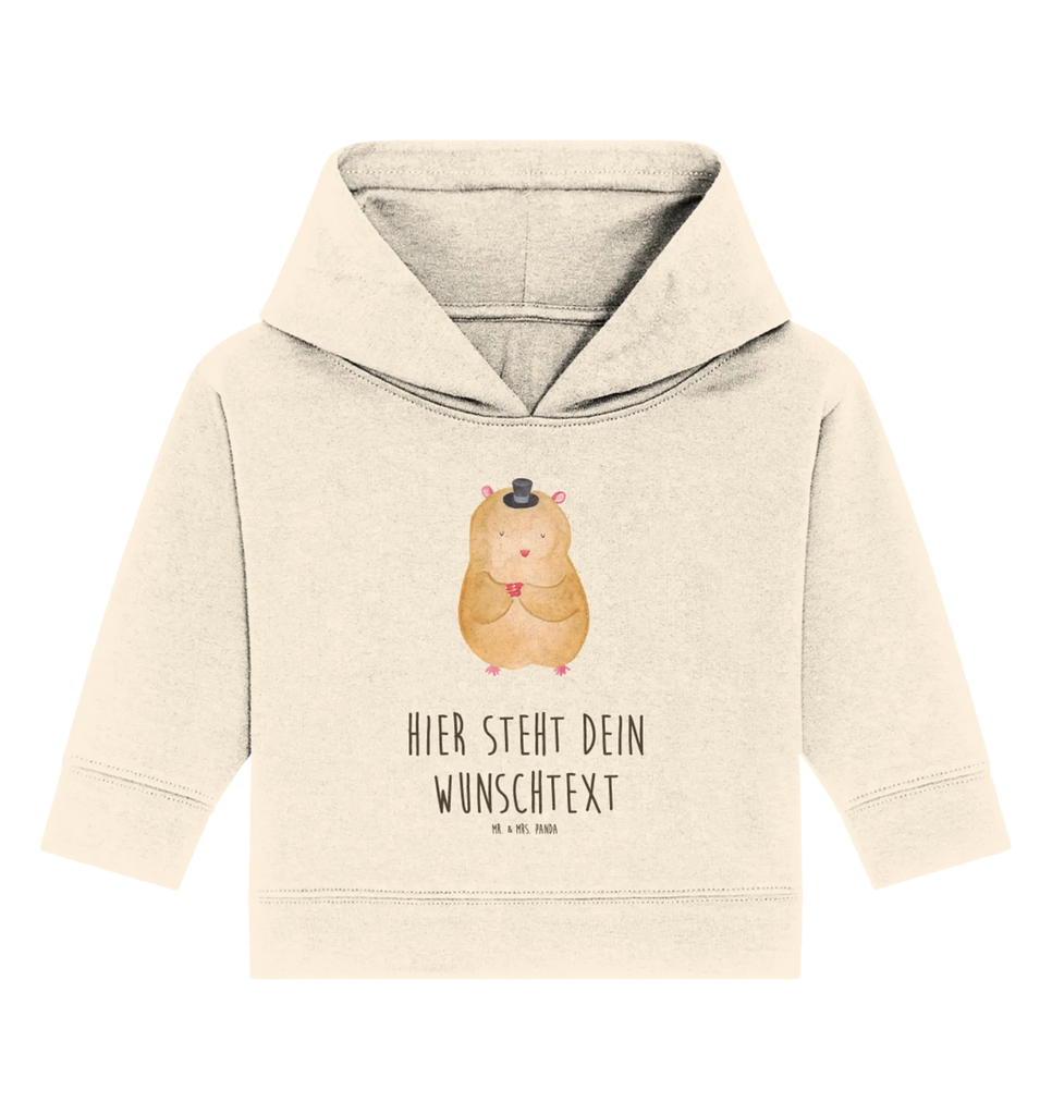 Spersonalizowana bluza z kapturem dla niemowląt Chomik kapelusz Babyhoodie Wunschtext, Baby Hoodie mit Namen, Personalisierter Baby Hoodie, Tiermotive, Gute Laune, lustige Sprüche, Tiere, Magier, Zauberer, Zylinder, Hamster, Zwerghamster, Hut