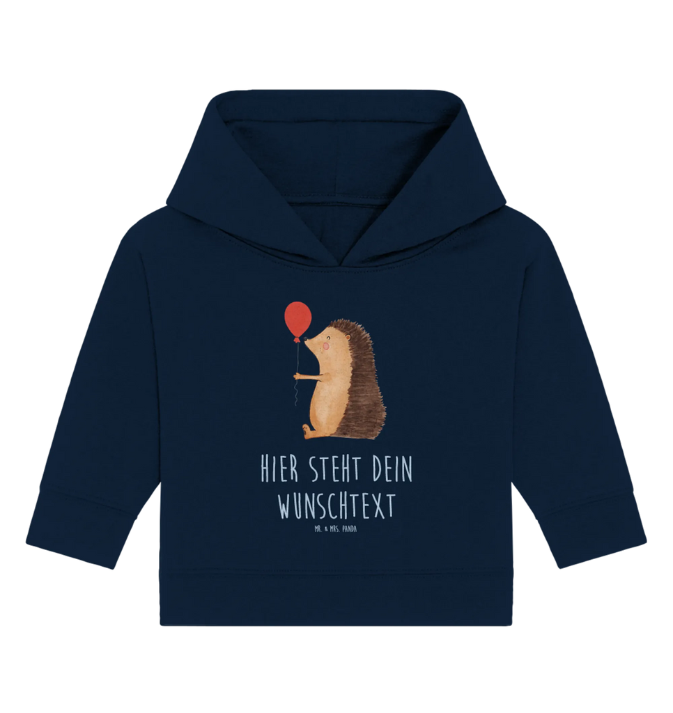 Personalisierter Baby Hoodie Igel Luftballon Personalisierter Baby Hoodie, Babyhoodie Wunschtext, Baby Hoodie mit Namen, Tiermotive, Gute Laune, Tiere, Lustige Sprüche, Herzlichen Glückwunsch, Geburtstag, Geburtstagskind, Glückwunsch, Happy Birthday, Igel, Ballon
