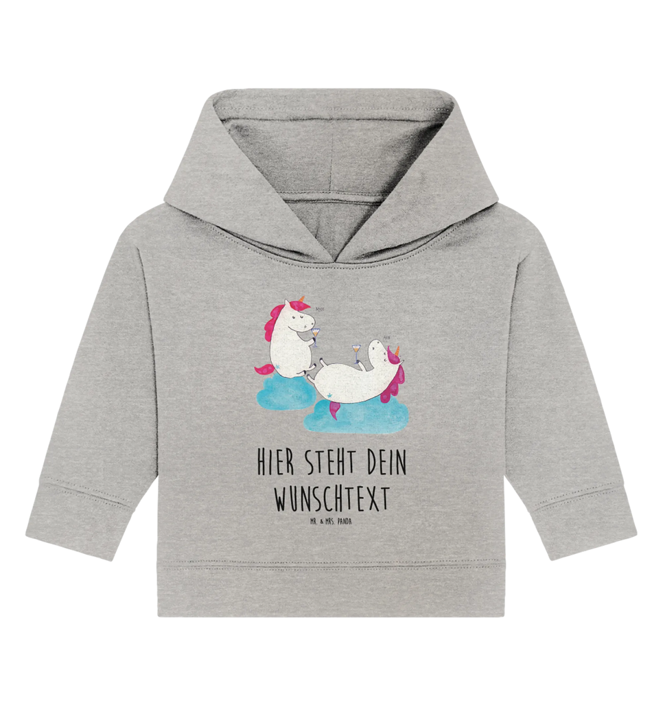 Spersonalizowana bluza z kapturem dla niemowląt jednorożec szampan Babyhoodie Wunschtext, Baby Hoodie mit Namen, Personalisierter Baby Hoodie, Einhorn, Unicorn, Einhörner, Einhorn Deko, BFF, Mädelsabend, Anstoßen, Korken, Spaß, Sekt, Freundin, Beste, Freundinnen, Party
