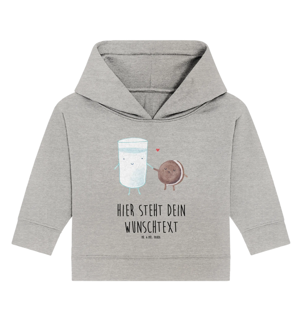 Spersonalizowana bluza z kapturem dla niemowląt mleko ciastko Personalisierter Baby Hoodie, Baby Hoodie mit Namen, Babyhoodie Wunschtext, Tiermotive, Gute Laune, Tiere, lustige Sprüche, Motiv süß, Keks, Milk, Einladung Frühstück, Kaffee, Milch, Cookie, romantisch, Kekse, perfektes Paar