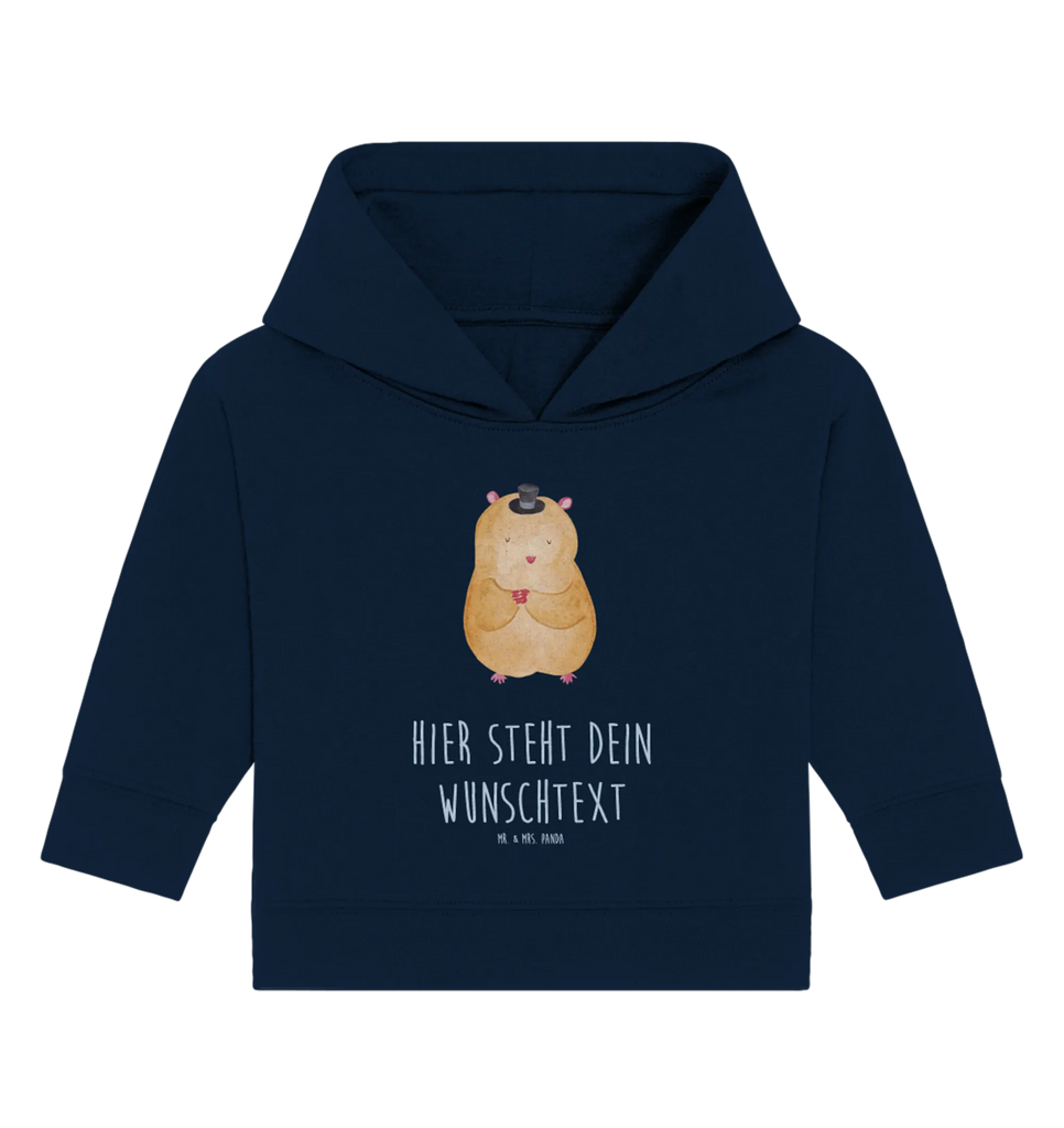 Spersonalizowana bluza z kapturem dla niemowląt Chomik kapelusz Babyhoodie Wunschtext, Baby Hoodie mit Namen, Personalisierter Baby Hoodie, Tiermotive, Gute Laune, lustige Sprüche, Tiere, Magier, Zauberer, Zylinder, Hamster, Zwerghamster, Hut