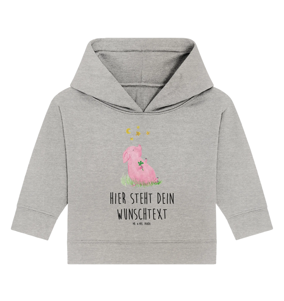 Spersonalizowana bluza z kapturem dla niemowląt świnia Szczęście Babyhoodie Wunschtext, Personalisierter Baby Hoodie, Baby Hoodie mit Namen, Tiermotive, Gute Laune, lustige Sprüche, Tiere, Glücksschwein. Glück, Motivation, Ziele, Sterne, Schwein, Glücksbringer, Träume, Schweinchen, Sernchen