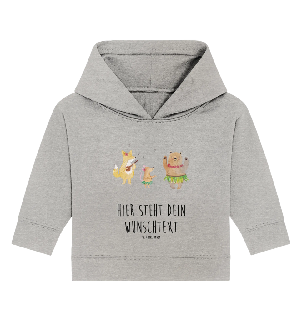 Spersonalizowana bluza z kapturem dla niemowląt zwierzęta leśne Aloha Baby Hoodie mit Namen, Babyhoodie Wunschtext, Personalisierter Baby Hoodie, Tiermotive, Gute Laune, lustige Sprüche, Tiere, Leben, Lachen, Tanzen, Musik, Aloha, Igel, Bär, Hase, Wald, Waldtiere