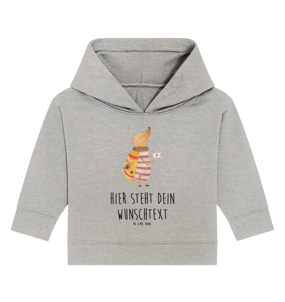 Personalized Baby Hoodie Moth flag Babyhoodie Wunschtext, Personalisierter Baby Hoodie, Baby Hoodie mit Namen, Tiermotive, Gute Laune, lustige Sprüche, Tiere, Nachtfalter, süß, Was kostet die Welt, Küche Deko, Spruch lustig, niedlich, Käfer, Spruch witzig