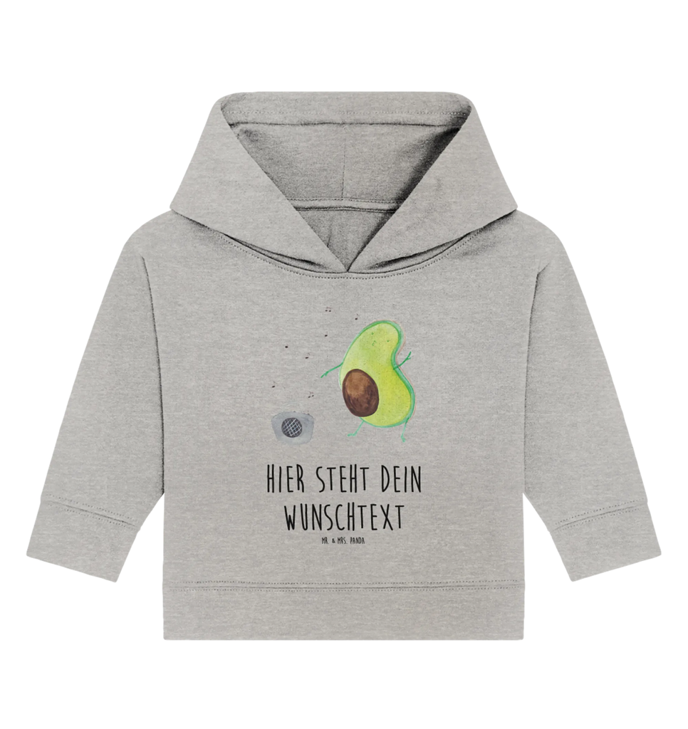 Spersonalizowana bluza z kapturem dla niemowląt Awokado tańczyć Personalisierter Baby Hoodie, Baby Hoodie mit Namen, Babyhoodie Wunschtext, Avocado, Veggie, Vegan, Gesund