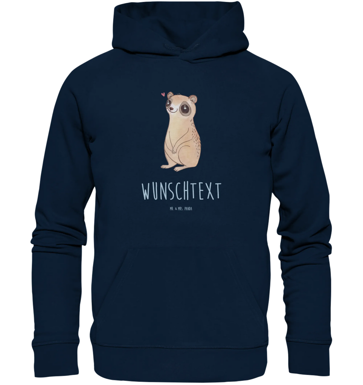 Personalized hoodie Slow loris Happy cute, small animals, card, gift ideas, gifts, animal lover, special gifts, good mood, funny sayings, hand drawn, cute animal motives