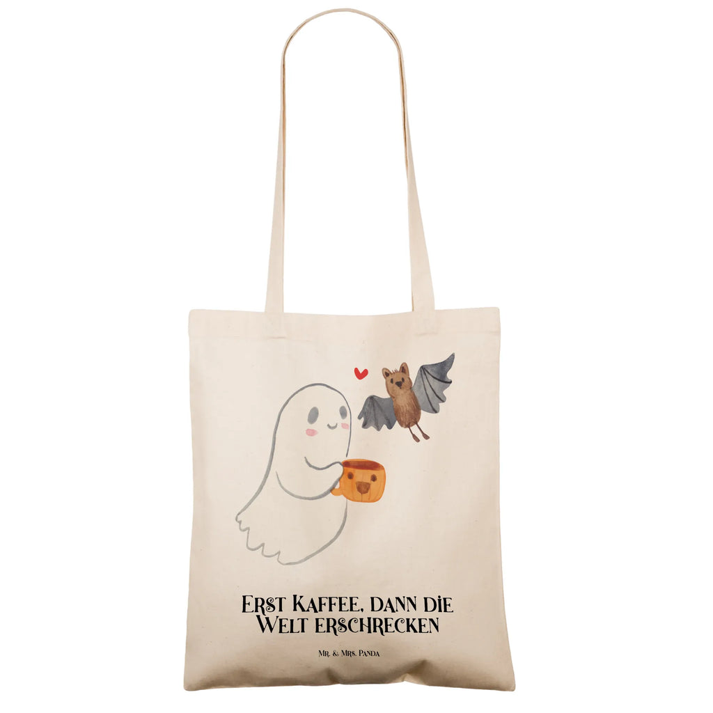 Tote bag Ghost Coffee Tasche, Strandtasche, Schultertasche, Stofftasche, Einkaufstüte, Tragetasche, Stoffbeutel, Jutebeutel, Umhängetasche, Beutel, Beuteltasche, Laptoptasche, Shopper, Einkaufstasche, Badetasche, Jutetasche, Halloween, Deko, Martinssingen, Dekoration, Geschenke, Schenken, Gespenst, Kaffee