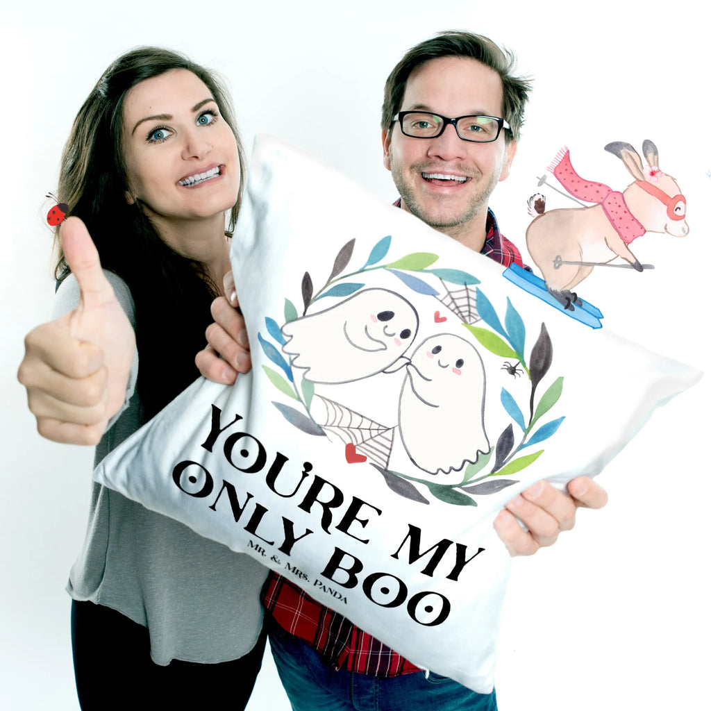 40x40 Kissen Gespenster  Liebe Sofakissen, Kissen 40x40, Dekokissen 40x40, Kopfkissen 40x40, Kissenbezug 40x40, Motivkissen, Dekokissen Sofa, sofakissen, sitzkissen, Couchkissen, Kissenhülle 40x40, Sofakissen 40x40, Kissen, Dekokissen, Kissen 40x40 Waschbar, Zierkissen, Kopfkissen, Kissenbezüge, Kissenhülle, Halloween, Deko, Martinssingen, Dekoration, Geschenke, Schenken, Paar, Gespenst, Verliebt