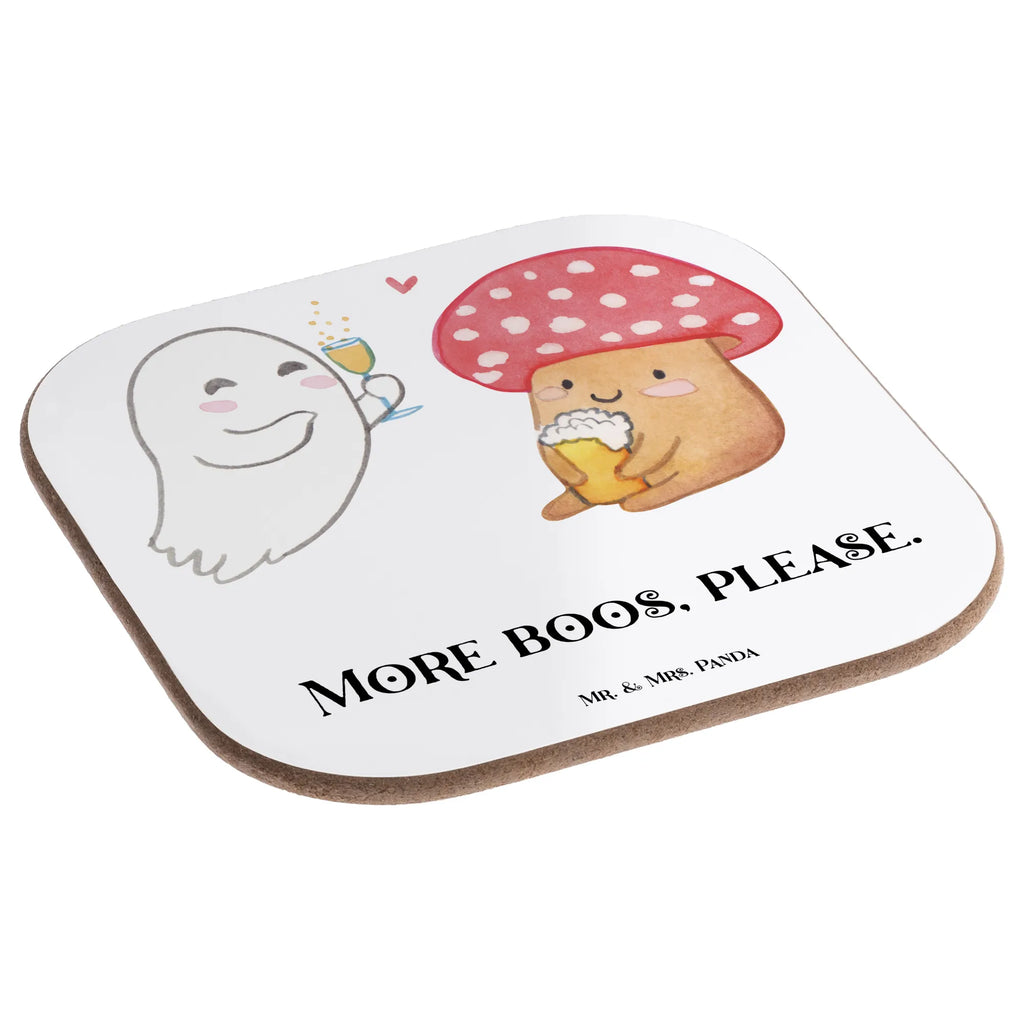 Square coaster Ghost Cheers gift, party, glass coasters, Coasters, gifts, breakfast, presents, Halloween, decoration, Martin singing, decor, giving