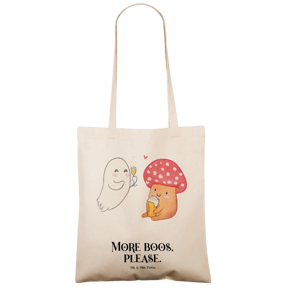 Tote bag Ghost Cheers Beuteltasche, Einkaufstasche, Jutebeutel, Stofftasche, Badetasche, Stoffbeutel, Shopper, Umhängetasche, Schultertasche, Strandtasche, Tasche, Beutel, Einkaufstüte, Laptoptasche, Tragetasche, Jutetasche, Halloween, Deko, Martinssingen, Dekoration, Geschenke, Schenken, Gespenst, Fliegenpilz, Pils, Sekt, Bier