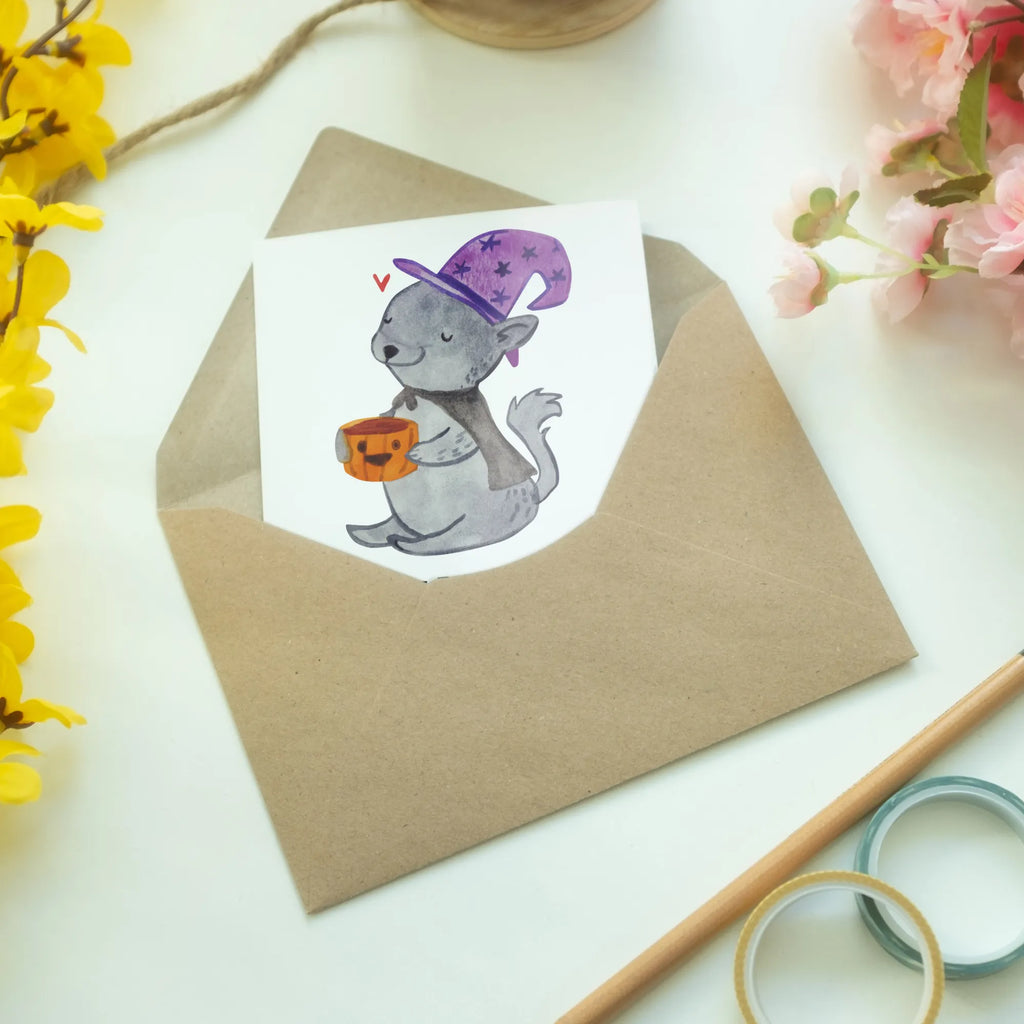 Grußkarte Kater Kaffee Geburtstagskarte, Hochzeitskarte, Glückwunschkarte, Grußkarte, Klappkarte, Karte, Einladungskarte, Ansichtskarten, Halloween, Deko, Martinssingen, Dekoration, Geschenke, Schenken, Kaffee, Hexe, Kater, Magie
