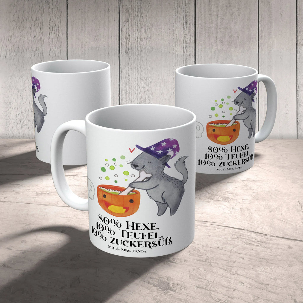 Tasse Kater Hexenkessel Geschenktasse, Bürotasse, Tasse mit Motiven, Tasse mit Zitaten, Kaffeetasse, Porzellantasse, Keramiktasse, Tasse, Teetasse, Halloween, Deko, Martinssingen, Dekoration, Geschenke, Schenken, Zaubertrank, Hexenkessel, Zaubern, Hexe, Kater