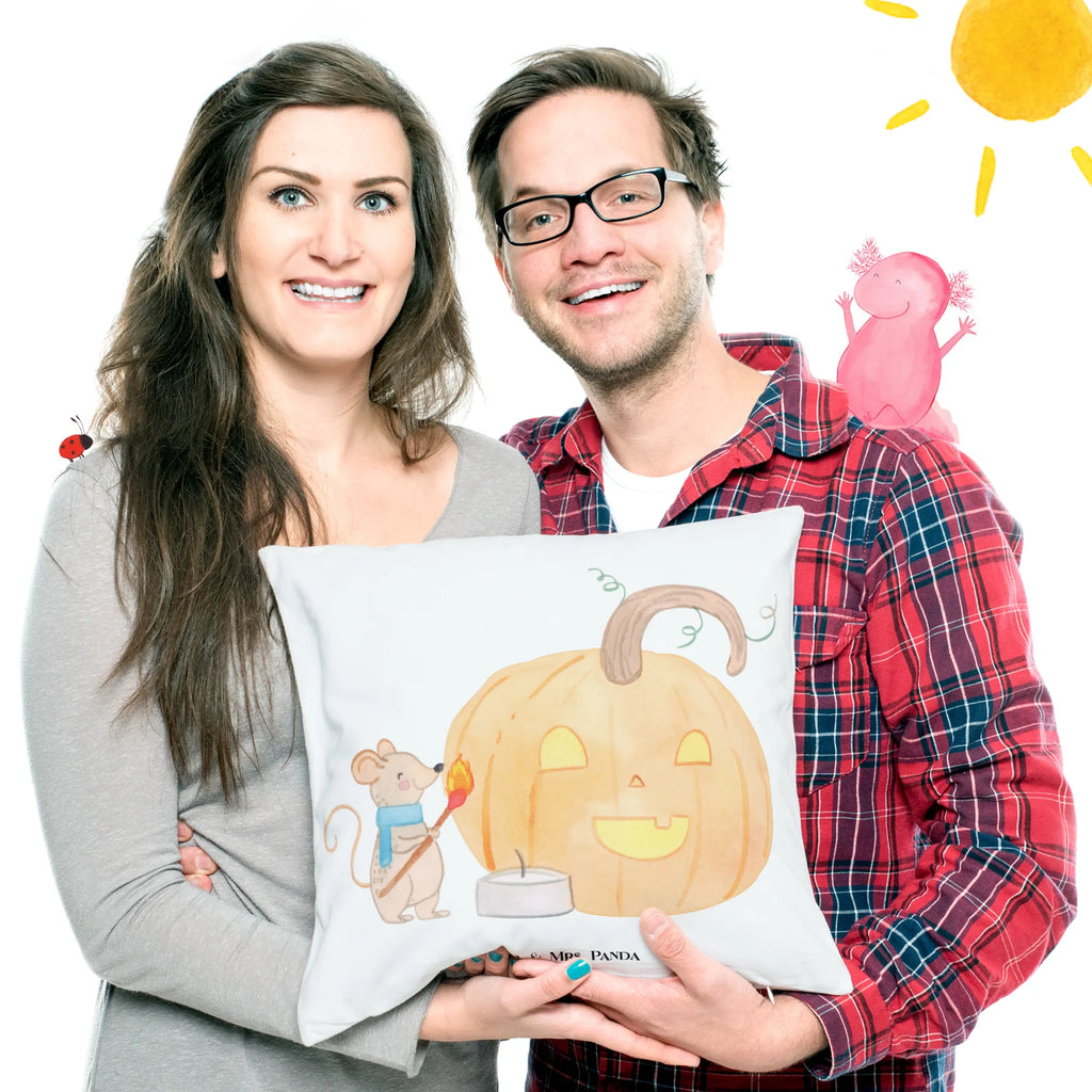 40x40 poduszka dynia mysz Halloween, dekoracje, Martinssingen, dekoracja, prezenty, dawanie