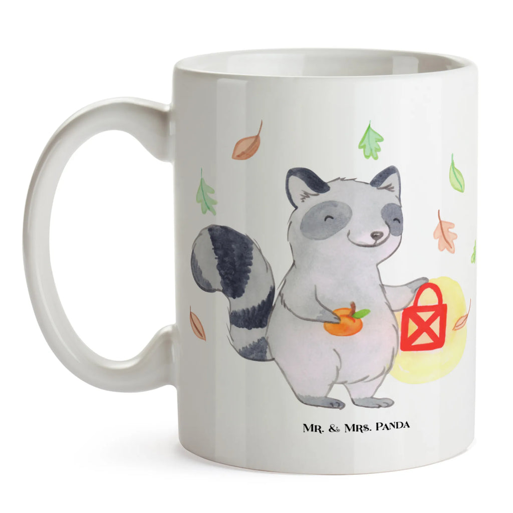 Mug Raccoon Lantern Geschenktasse, Teetasse, Keramiktasse, Bürotasse, Tasse mit Zitaten, Porzellantasse, Tasse, Tasse mit Motiven, Kaffeetasse, Halloween, Deko, Martinssingen, Dekoration, Geschenke, Schenken, Trick or Treat, Waschbär, Laterne, Süßes sonst gibt's saures, Herbst, Halloween Deko