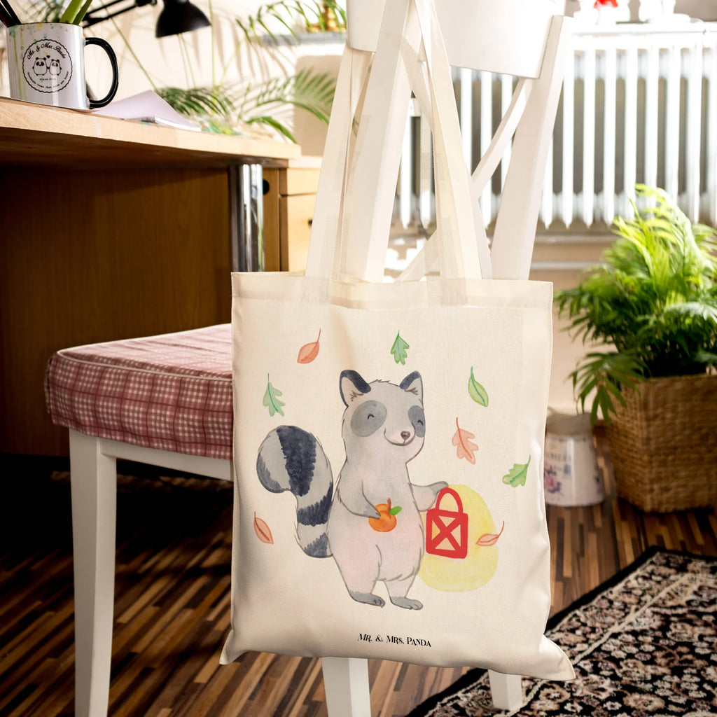 Tragetasche Waschbär Laterne Jutebeutel, Tasche, Einkaufstüte, shopping tasche, Shopper, unitasche, Badetasche, Einkaufsbeutel, Tüte, Stoffbeutel, büchertasche, Schultertasche, Strandtasche, Schultasche, Einkaufstasche, Laptoptasche, Tragetasche, tote bag, Jutetasche, Beutel, Henkeltasche, uni tasche, Stofftasche, Leinentasche, baumwollbeutel, bedruckte tasche, Alltagstasche, Statementbeutel, Beuteltasche, Baumwolltasche, Umhängetasche, Halloween, Martinssingen, Dekoration, Deko, Schenken, Geschenke, Herbst, Waschbär, Süßes sonst gibt's saures, Laterne, Trick or Treat, Halloween Deko