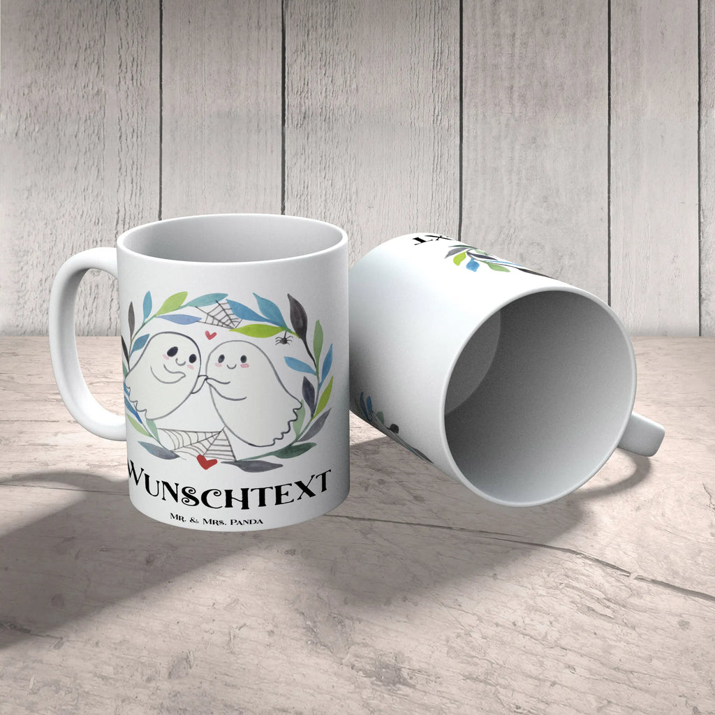Personalisierte Tasse Gespenster  Liebe Drucken, Wunschname, Personalisierte Tasse, Namen, Personalisiert, Tasse mit Namen, Namenstasse, Tasse, Halloween, Deko, Martinssingen, Dekoration, Geschenke, Schenken, Verliebt, Gespenst, Paar