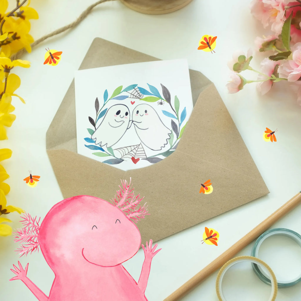 Spersonalizowana kartka z życzeniami Duchy miłość Halloween, dekoracje, Martinssingen, dekoracja, prezenty, dawanie