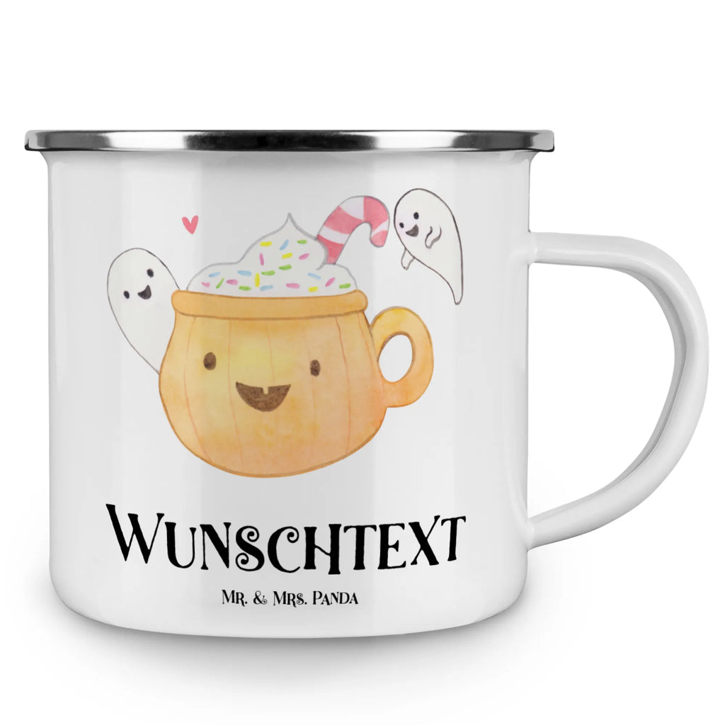 Personalisierte Emaille Tasse Kaffee Gespenst personalisierte tassen, Campingtasse bedrucken, Campingtasse personalisiert, Emaille Tasse mit Namen, tasse selbst gestalten, tasse bedrucken, tasse mit namen, Namenstasse, tassen bedrucken, Emaille Tasse personalisiert, personalisierte tasse, Campinggeschirr personalsisert, Halloween, Deko, Martinssingen, Dekoration, Geschenke, Schenken, Kaffee, Gespenst, Halloween Deko, Trick or Treat, Pumpkin spiced Latte, Süßes sonst gibt's saures