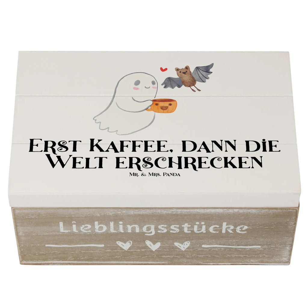 Holzkiste Gespenst Kaffee Kiste, Dekokiste, XXL, Holzkiste, Geschenkdose, Schatulle, Geschenkbox, Truhe, Schatzkiste, Erinnerungsbox, Aufbewahrungsbox, Erinnerungskiste, Halloween, Deko, Martinssingen, Dekoration, Geschenke, Schenken, Gespenst, Kaffee