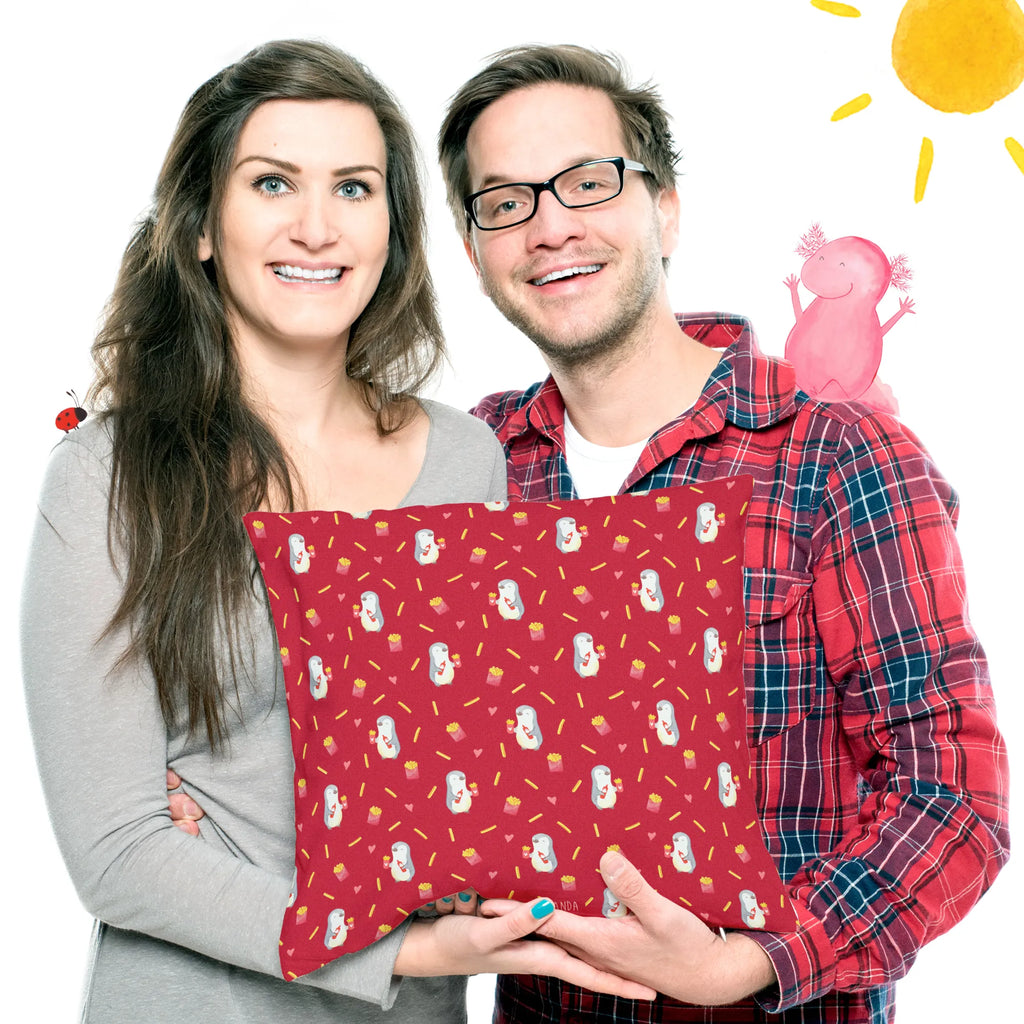 Cushion penguin French fries pillows, couch, Pillow, pad, bedroom, sofa, soft, 40x40, cushion, settee, bed, 40 x 40, fluffy, pillow case, Love, Loving, Two, Together, Marriage, Engagement, Proposal of marriage, Love gift, gift for her, gift for him, anniversary gift, Valentine&#39;s Day Gift for Women Love Gift Anniversary Wedding Anniversary Party Favor Gift for Girlfriend Gift for Partner Boyfriend Gift Token of Love for Men for Husband