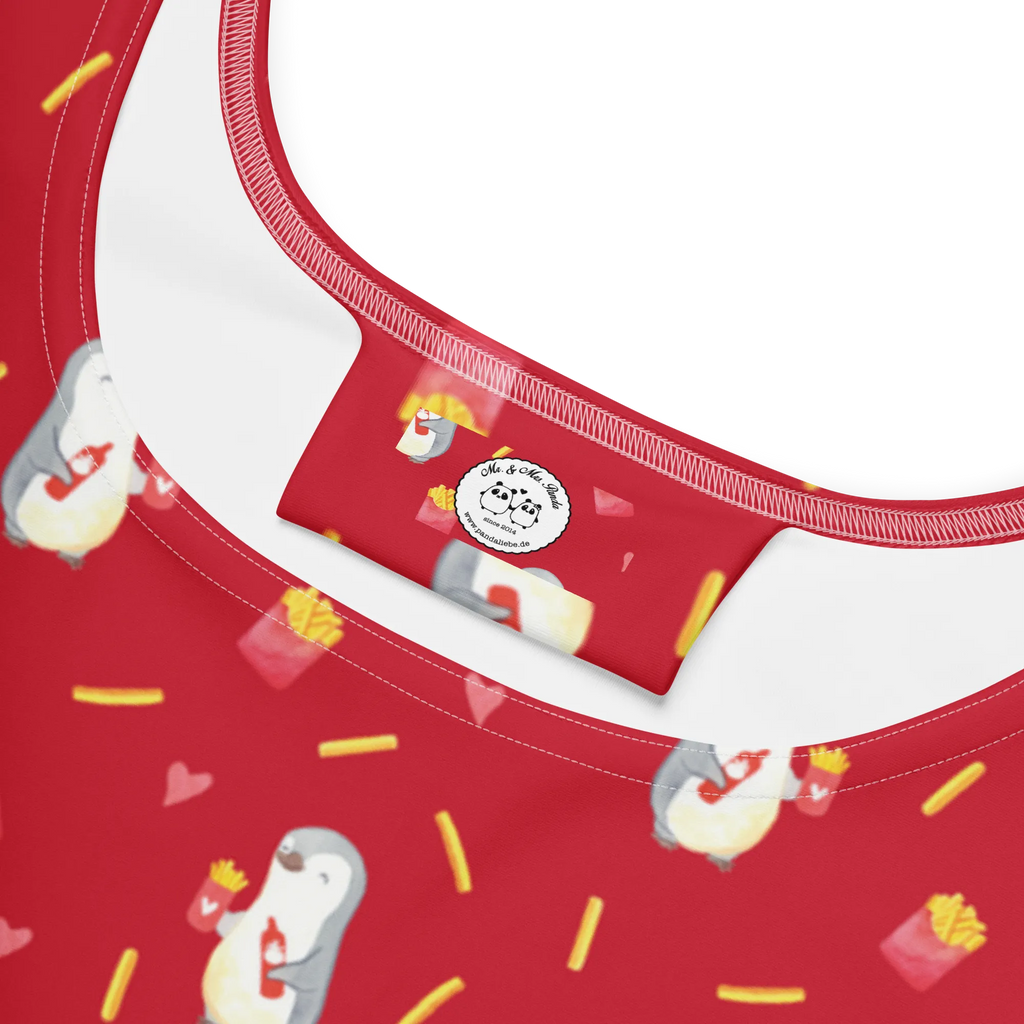 Sommerkleid Pinguin Pommes Muster Sommerkleid, Skaterkleid, Kleid, Liebe, Partner, Freund, Freundin, Ehemann, Ehefrau, Heiraten, Verlobung, Heiratsantrag, Liebesgeschenk, Jahrestag, Hocheitstag, Geschenk für Frauen, für Ehemann, Mitbringsel, Hochzeitstag, Geschenk für Partner, Valentinstag, Liebesbeweis, für Männer, Geschenk für Freundin