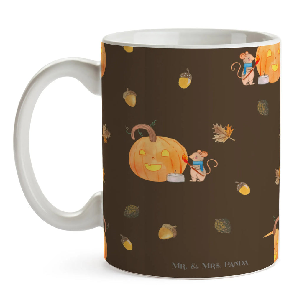 Tasse Kürbis Maus Muster Kaffeetasse, Teetasse, Tasse mit Zitaten, Porzellantasse, Tasse mit Motiven, Keramiktasse, Geschenktasse, Tasse, Bürotasse, Halloween, Deko, Martinssingen, Dekoration, Geschenke, Schenken, Kürbis, Halloween Deko, Süßes sonst gibt's saures, Trick or Treat, Kerzen, Maus