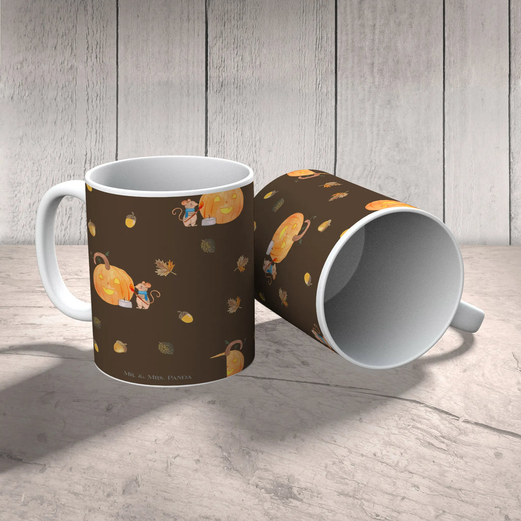 Tasse Kürbis Maus Muster Kaffeetasse, Teetasse, Tasse mit Zitaten, Porzellantasse, Tasse mit Motiven, Keramiktasse, Geschenktasse, Tasse, Bürotasse, Halloween, Deko, Martinssingen, Dekoration, Geschenke, Schenken, Kürbis, Halloween Deko, Süßes sonst gibt's saures, Trick or Treat, Kerzen, Maus