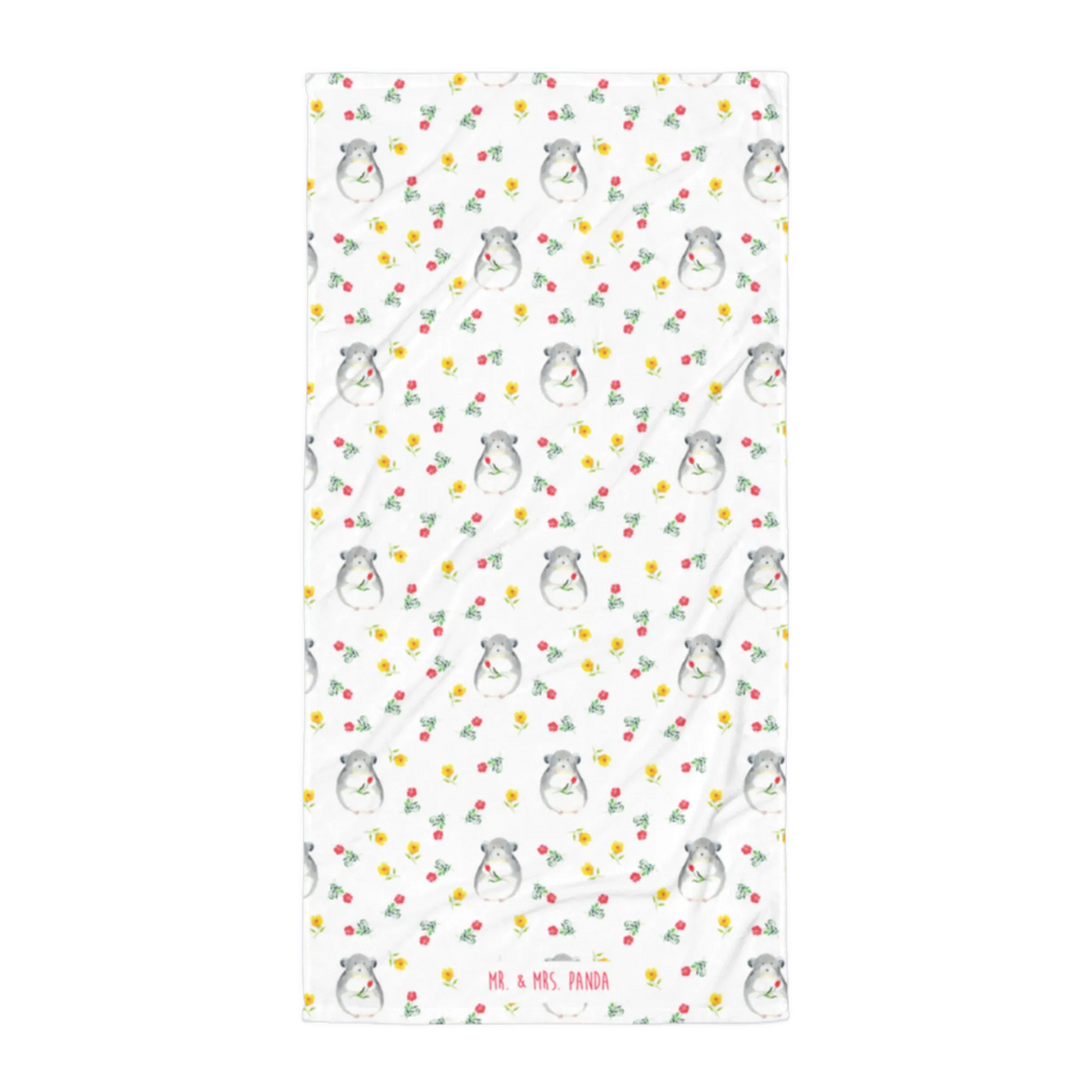 XL ręcznik kąpielowy szynszyla kwiat Motywy zwierzęce, dobra energia, zabawne powiedzonka, zwierzęta