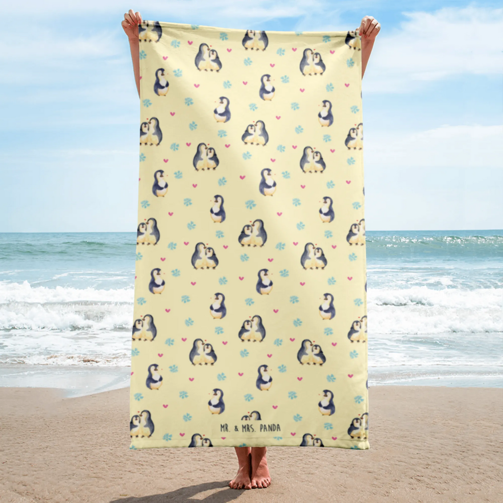 XL bath towel Penguin embrace large beach towel, XL bath towel, oversized towel, luxury bath sheet, spa towel, extra large swim towel, Penguin, North Pole, Winter, Penguins, love gift, wedding day, penguin, lovers, proof of love, love, engagement, anniversary, wedding gift, wedding