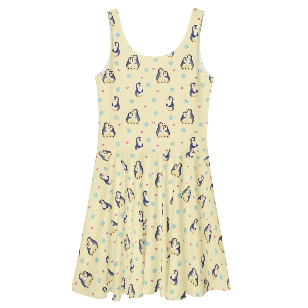 Sukienka letnia Pingwin przytulać Sommerkleid, Skaterkleid, Kleid, Pinguin, Hochzeitsgeschenk, Liebesgeschenk, Hochzeit, Verlobung, Liebesbeweis, Liebe, Liebespaar, Jahrestag, Hochzeitstag