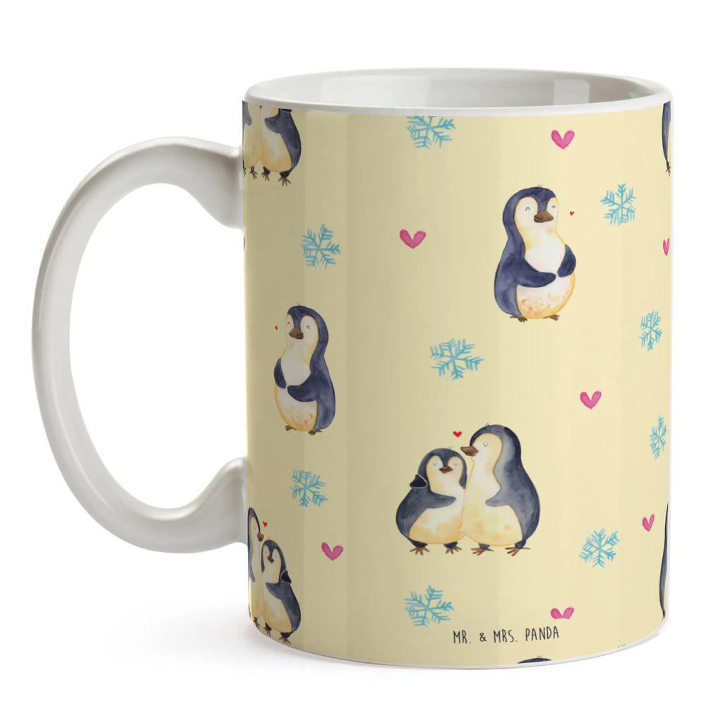 Tasse Pinguin umarmen Muster Keramiktasse, Tasse mit Motiven, Geschenktasse, Kaffeetasse, Teetasse, Tasse, Porzellantasse, Tasse mit Zitaten, Bürotasse, Pinguin, Liebe, Hochzeitstag, Hochzeitsgeschenk, Verlobung, Liebespaar, Liebesbeweis, Liebesgeschenk, Hochzeit, Jahrestag