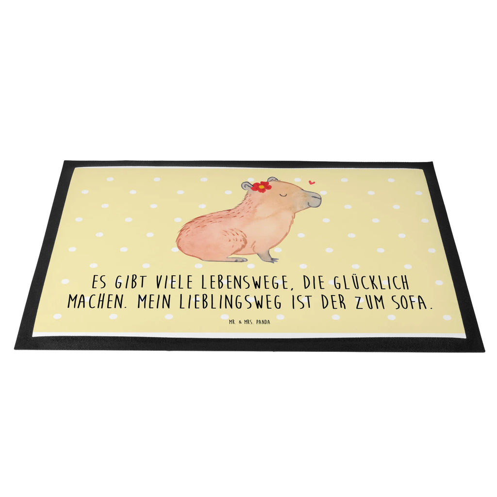 Fußmatte Capybara Blume Fußabtreter, Eingangsmatte, außenmatte, Abtreter, flurmatte, Fussmatte, Schmutzmatte, Schmutzfangteppich, fußmatte, schmutzfangmatten, Schmutzfangmatte, sauberlaufmatten, Schuhabstreifer, abstreifer, Türmatte, Türvorleger, Abtretmatte, Haustürmatte, Fußmatten, Schmutzfänger, hausmatte, Eingangsteppich, türmatten, Sauberlaufmatte, Fußabstreifer, matte haustür, Lustige Sprüche, Tiere, Tiermotive, Gute Laune, Capybara