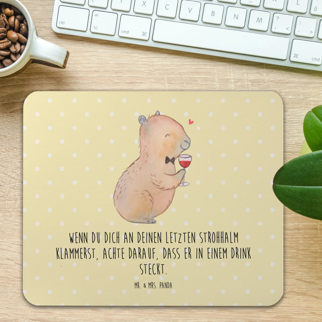 Mouse mat Capybara wine Office, PC, Gift, Work, mousepad, Motif, fun, Mouse, Student, Pad, saying, Study, Mouse Pad, Print, small animals, cute, funny, cute animal motives, hand drawn, small world, funny sayings, good mood, happy, gifts, gift ideas, special gifts, animal lover, card