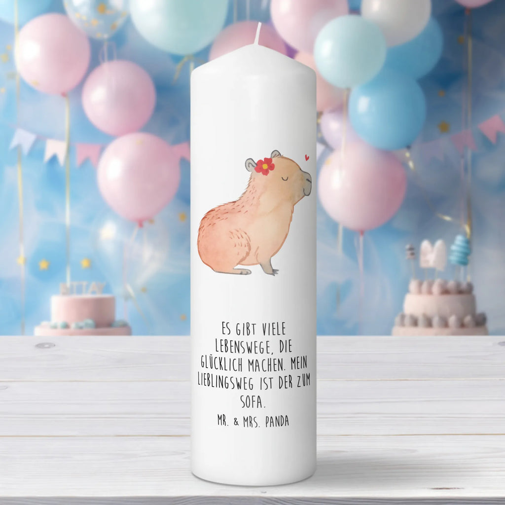 Candle Capybara flower Kerze, Taufkerze, Kommunionskerze, Geburtstagskerze, Geschenk Kerze, Taufgeschenk Kerze, Kerze mit Druck, Besondere Kerze, Geschenkidee Kerze, Kerze für Kommunion, Geburtstag Kerze, Kommunion Kerze, Tiermotive, Gute Laune, lustige Sprüche, Tiere, Capybara