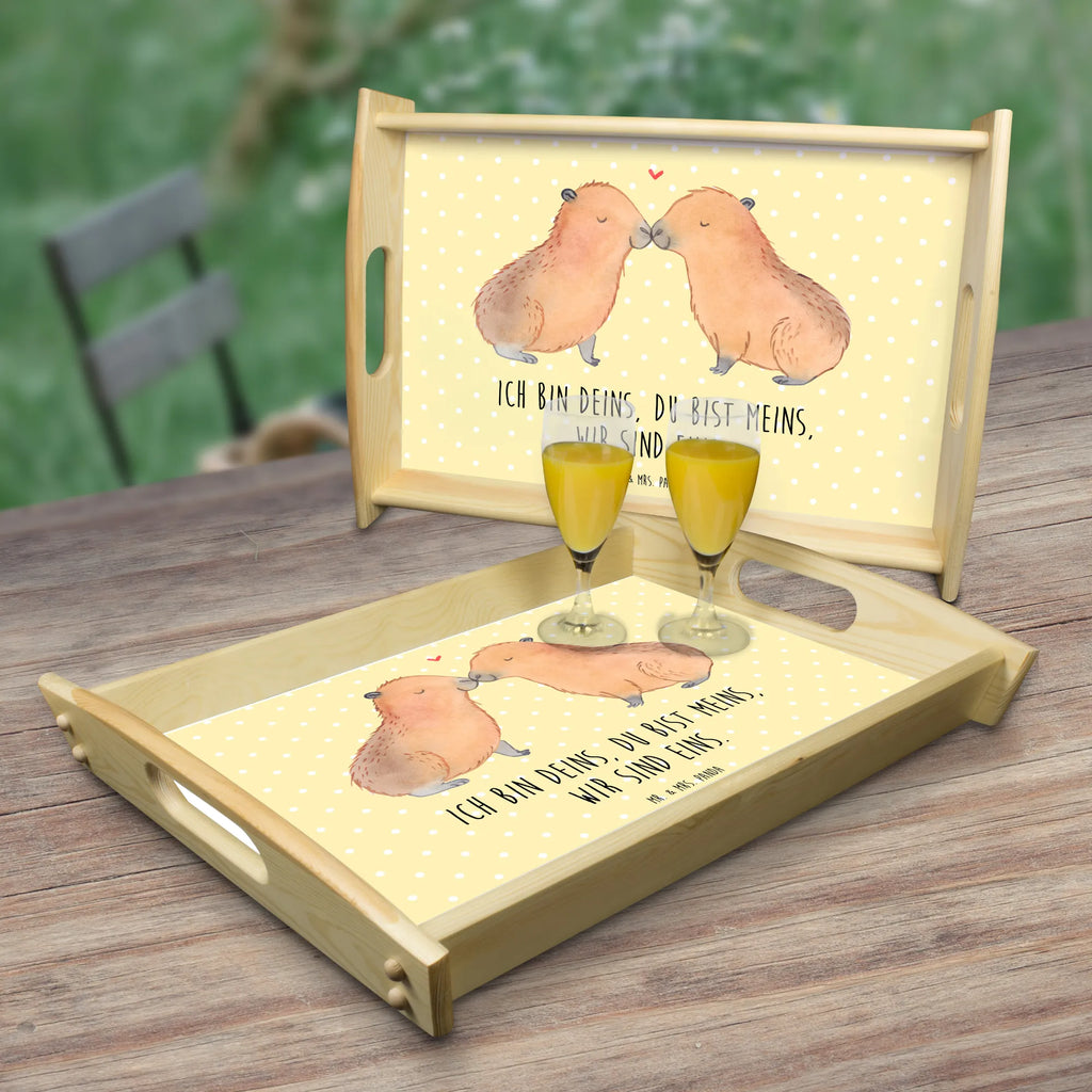 Serviertablett Capybara Liebe Dekotablett, Küchentablett, Tablett, Holztablett, Serviertablett, Frühstückstablett, Tiermotive, Gute Laune, lustige Sprüche, Tiere, Du bist meins, Geschenkidee, Kuschel Capybaras, Partnertiere, Paar, verliebt, Tierliebe, Ich bin deins, Valentinstag, Liebesbeweis, Jahrestag, Capybara, Verschmolzen, Liebesspruch, Herzlich, Handgezeichnet, Romantisches Geschenk, Beziehung, Liebe, Ehejubiläum