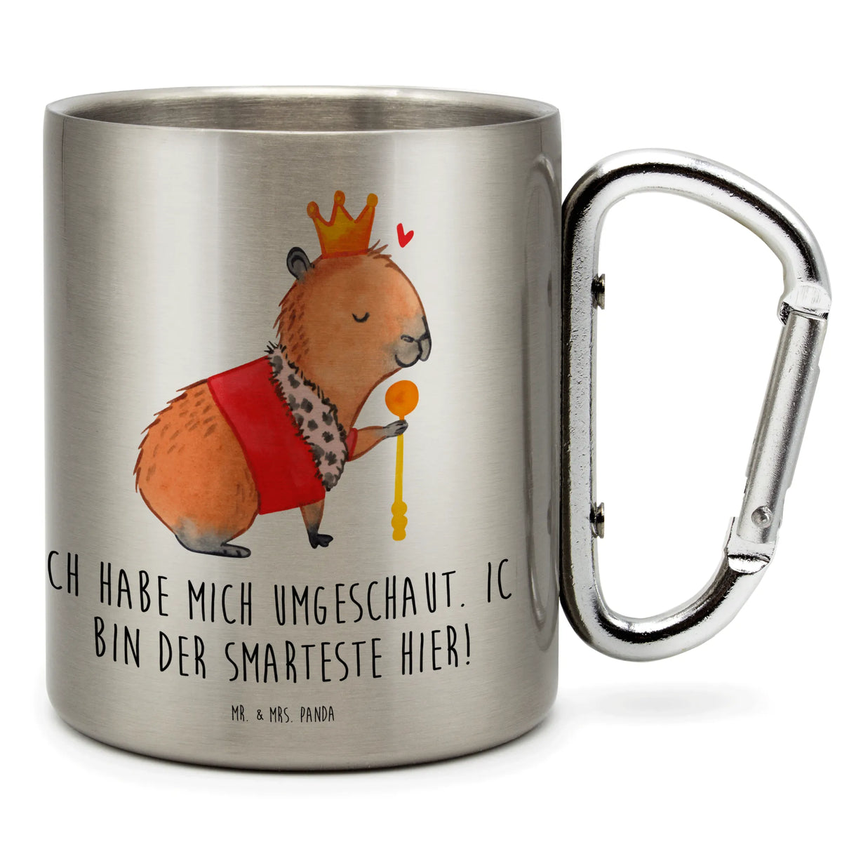 Edelstahlbecher Capybara König Thermobecher, Becher Aus Edelstahl, Trinkbecher Edelstahl, Edelstahl Trinkbecher, Metallbecher, Thermobecher Edelstahl, Edelstahltasse, wanderbecher, Karabiner Becher, spruchbecher, motivbecher, Reisebecher, Kaffeebecher Edelstahl, karabinerbecher, edelstahl reisebecher, Campingtasse, Campingbecher, thermotasse, Edelstahl-Isolierbecher, Isolierbecher, wandertasse, karabiner tasse, Isolierbecher Edelstahl, Trinkbecher Metall, Edelstahlbecher, isoliertasse, Edelstahl-Thermobecher, Teebecher, Teetasse, Lustige Sprüche, Tiere, Tiermotive, Gute Laune, König, Capybara