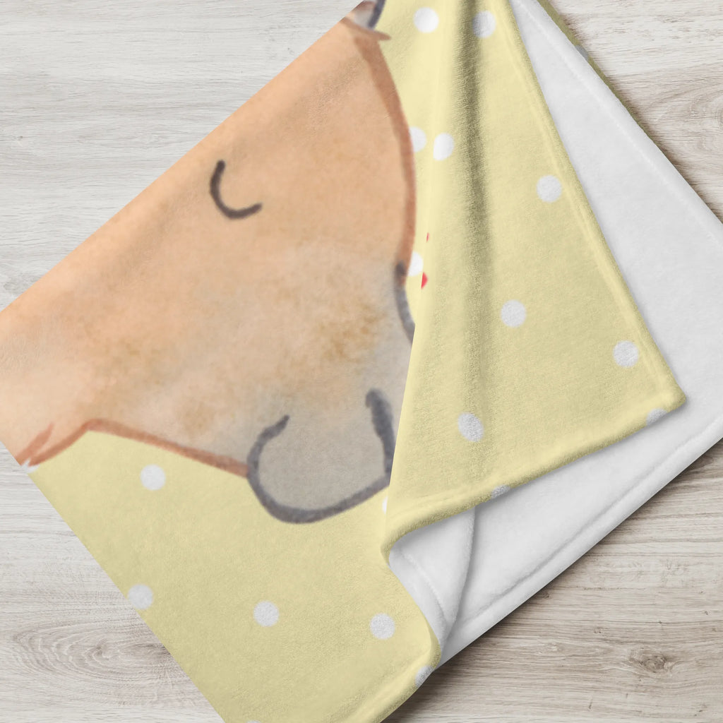 Baby blanket with name Capybara flower small animals, cute, funny, cute animal motives, hand drawn, small world, funny sayings, good mood, happy, gifts, gift ideas, special gifts, animal lover, card