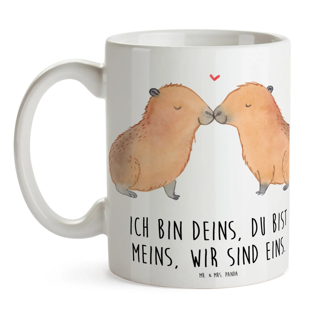Mug Capybara love Tasse, Tasse mit Zitaten, Teetasse, Geschenktasse, Kaffeetasse, Keramiktasse, Bürotasse, Tasse mit Motiven, Porzellantasse, Tiermotive, Gute Laune, lustige Sprüche, Tiere, Tierliebe, Liebe, Paar, Liebesspruch, Valentinstag, Geschenkidee, Handgezeichnet, Liebesbeweis, Partnertiere, Capybara, Jahrestag, verliebt, Romantisches Geschenk, Herzlich, Du bist meins, Kuschel Capybaras, Ehejubiläum, Ich bin deins, Beziehung, Verschmolzen