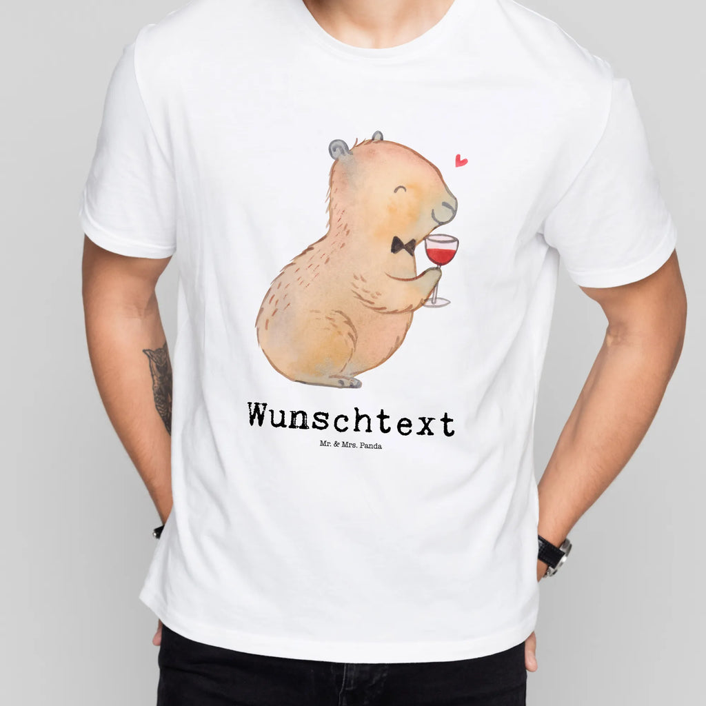 Personalised T-Shirt Capybara wine T-Shirt mit Namen, T-Shirt Personalisiert, T-Shirt mit Aufruck, Männer, Frauen, Gute Laune, lustige Sprüche, Tiere, Tiermotive, Weintrinkendes Nagetier, Capybara Kunstwerk, Liebe zum Wein Spruch, Weinliebhaber Geschenk, Panda Handzeichnung, Heiterer Capybara, Adrette Tiere, Capybara Zeichnung, Handgezeichnetes Capybara, Capybara Weinflasche, Geschenk für Weinkenner, Stilvolles Capybara, Wein Spaßbild