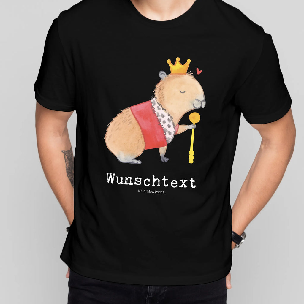 Personalisiertes T-Shirt Capybara König T-Shirt mit Namen, T-Shirt mit Aufruck, T-Shirt Personalisiert, Gute Laune, Lustige Sprüche, Tiere, Tiermotive, Capybara, König