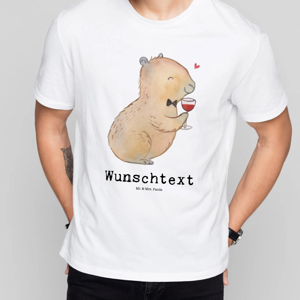 Personalised T-Shirt Capybara wine T-Shirt mit Namen, T-Shirt Personalisiert, T-Shirt mit Aufruck, Männer, Frauen, Gute Laune, lustige Sprüche, Tiere, Tiermotive, Weintrinkendes Nagetier, Capybara Kunstwerk, Liebe zum Wein Spruch, Weinliebhaber Geschenk, Panda Handzeichnung, Heiterer Capybara, Adrette Tiere, Capybara Zeichnung, Handgezeichnetes Capybara, Capybara Weinflasche, Geschenk für Weinkenner, Stilvolles Capybara, Wein Spaßbild